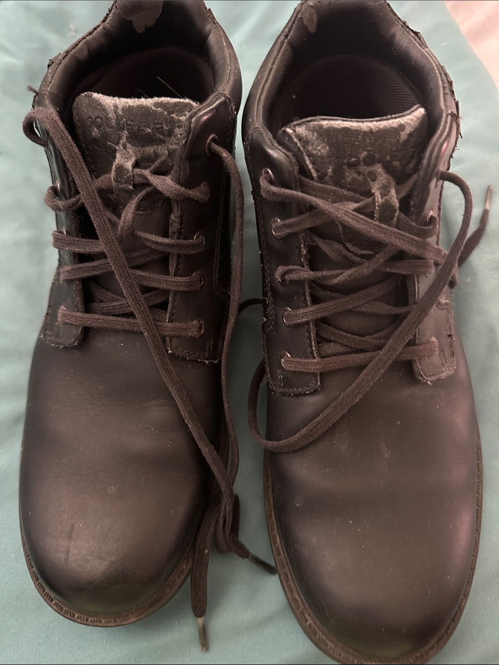 Men's Black Lace-Up Rockport Casual Boots